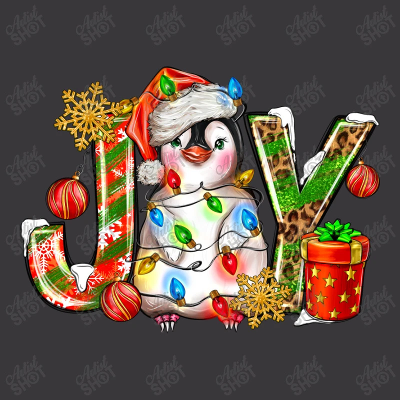 Joy Christmas Penguin Ladies Curvy T-Shirt 5 Joy Christmas Penguin Ladies Curvy T-Shirt - Image 3