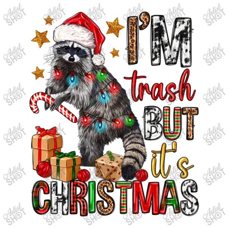 I'm Trash But It's Christmas Crewneck Sweatshirt 7 I'm Trash But It's Christmas Crewneck Sweatshirt - Image 5