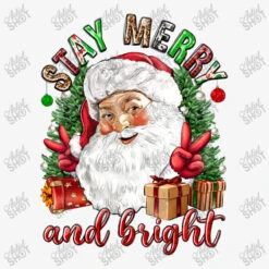 Stay Merry And Bright Christmas With Santa Ladies Fitted T-Shirt -Noel Outfits Store d.2526117255.25057913.s3.1 f6f6f6 YXJ0aXN0c2hvdA 800x800 1