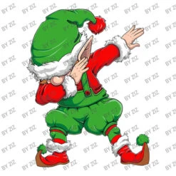 Christmas Dabbing Elf Squad Xmas Dab Kids Family M Crewneck Sweatshirt -Noel Outfits Store d.2526173231.25065805.s3.1 ffffff Wml6 800x800 1
