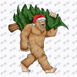 Bigfoot Santa Christmas Tree Xmas Sasquatch Boys K T-Shirt -Noel Outfits Store d.2526186729.25069007.s3.1 f9f9fb Wml6 800x800 1