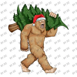 Bigfoot Santa Christmas Tree Xmas Sasquatch Boys K Toddler T-shirt -Noel Outfits Store d.2526186821.25069007.s3.1 ffffff Wml6 800x800 1