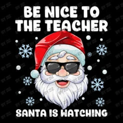 Be Nice To The Teacher Santa Christmas Funny Santa Youth Sweatshirt -Noel Outfits Store d.2526190002.25069802.s3.1 000000 Wml6 800x800 1