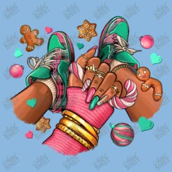 Pink Christmas Black Girl Sneakers Youth Tee -Noel Outfits Store d.2526264526.25083372.s3.1 8bb8de YXJ0aXN0c2hvdA 800x800 1