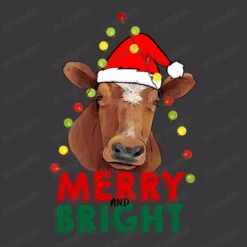 Merry And Bright Cow With Christmas Lights Ladies Curvy T-Shirt -Noel Outfits Store d.2526365471.25087702.s3.1 39373a Y2 Fn2t1bg 800x800 1