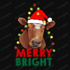 Merry And Bright Cow With Christmas Lights Crop Top -Noel Outfits Store d.2526365476.25087702.s3.1 0e0e0e Y2 Fn2t1bg 800x800 1