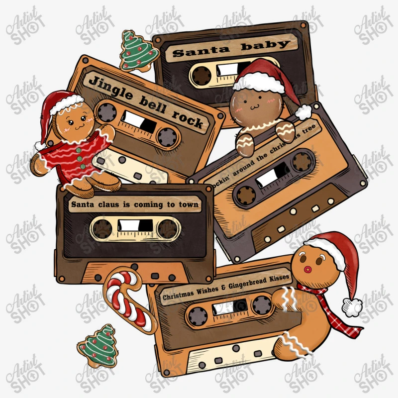 Christmas Wishes & Gingerbread Kisses Baby Bibs 4 Christmas Wishes & Gingerbread Kisses Baby Bibs - Image 2