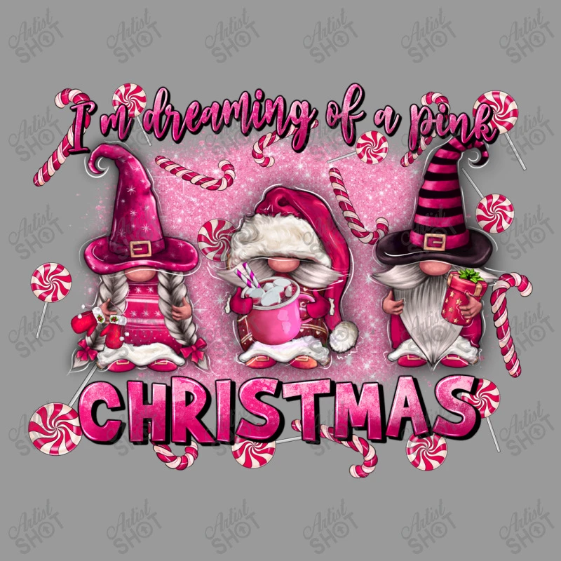 I'm Dreaming Of A Pink Christmas Baby Bibs 4 I'm Dreaming Of A Pink Christmas Baby Bibs - Image 2