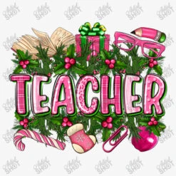 Pink Christmas Teacher Ladies Fitted T-Shirt -Noel Outfits Store d.2526423909.25087075.s3.1 f6f6f6 YXJ0aXN0c2hvdA 800x800 1