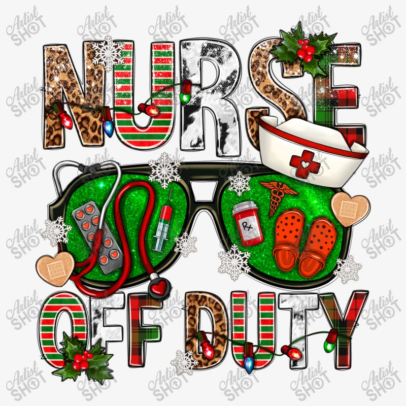 Nurse Off Duty Christmas Baby Bibs 4 Nurse Off Duty Christmas Baby Bibs - Image 2