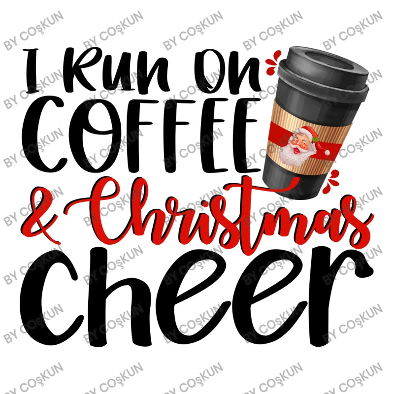 I Run On Coffee And Christmas Cheer Crop Top 5 I Run On Coffee And Christmas Cheer Crop Top - Image 3