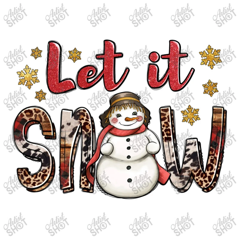 Let It Snow Christmas Snowman Youth Hoodie 7 Let It Snow Christmas Snowman Youth Hoodie - Image 5