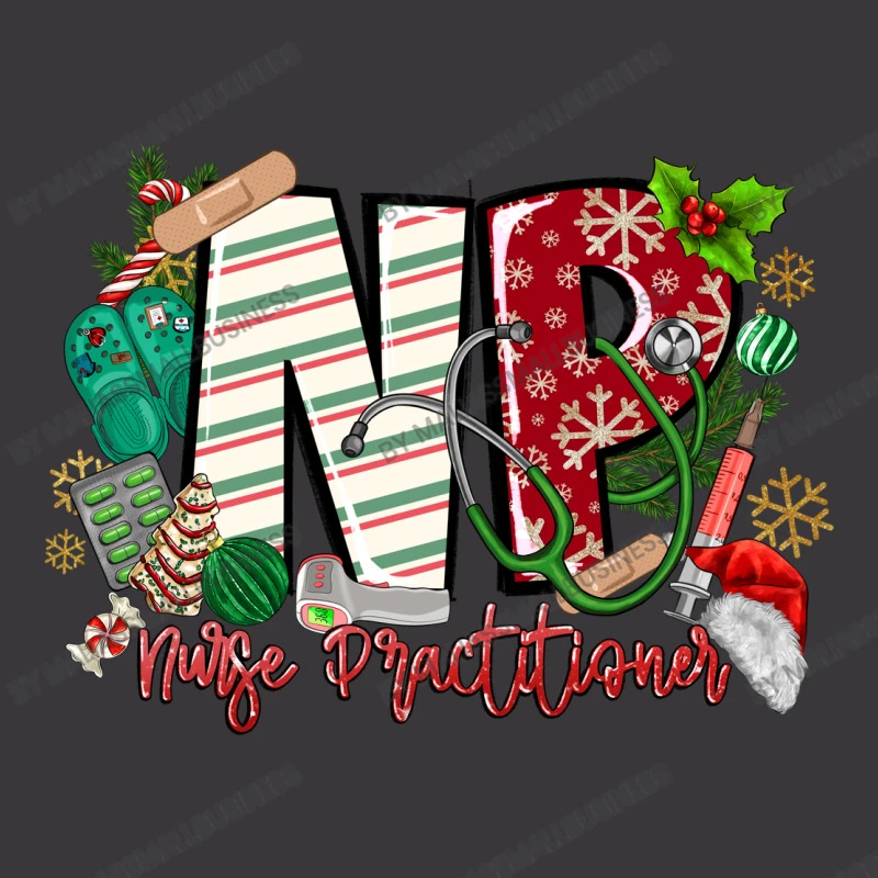 NP Nurse Practitioner Christmas Ladies Curvy T-Shirt 5 NP Nurse Practitioner Christmas Ladies Curvy T-Shirt - Image 3