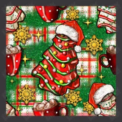 Christmas Cake And Seamless Digital Paper Ladies Curvy T-Shirt -Noel Outfits Store d.2526692290.25095018.s3.2 39373a YXJ0aXN0c2hvdA 800x800 1