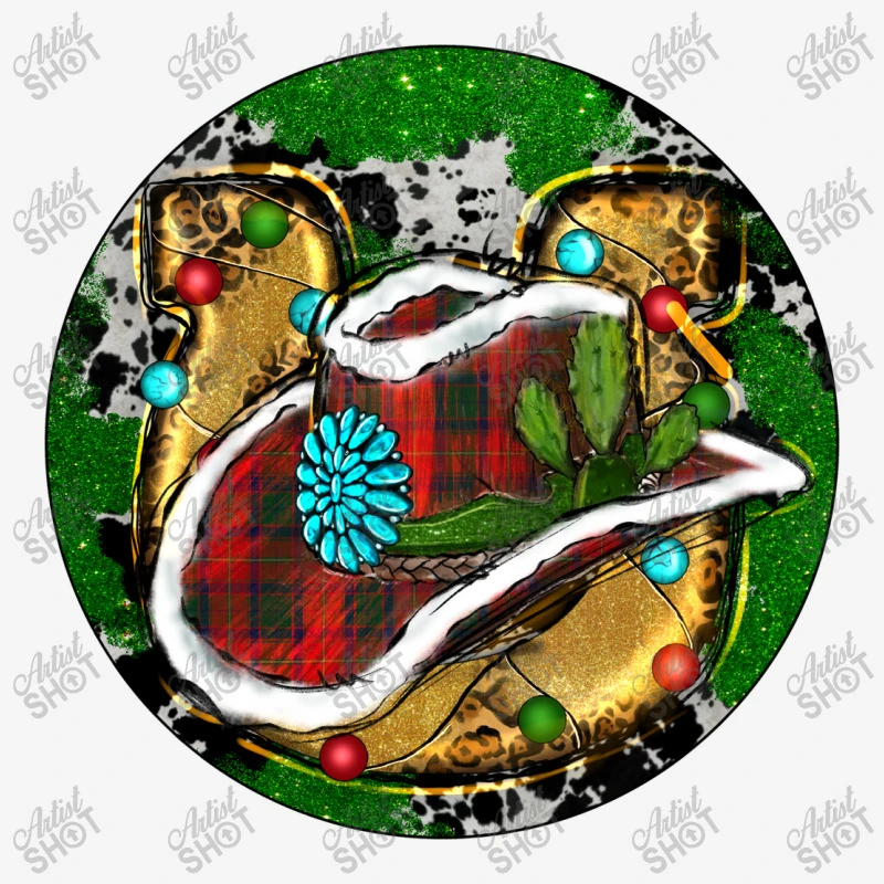 Cowboy Christmas Slide Sandal 6 Cowboy Christmas Slide Sandal - Image 4