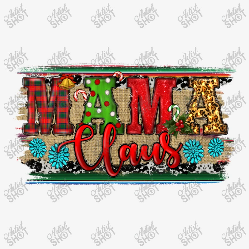 Western Christmas Mama Claus Slide Sandal 6 Western Christmas Mama Claus Slide Sandal - Image 4