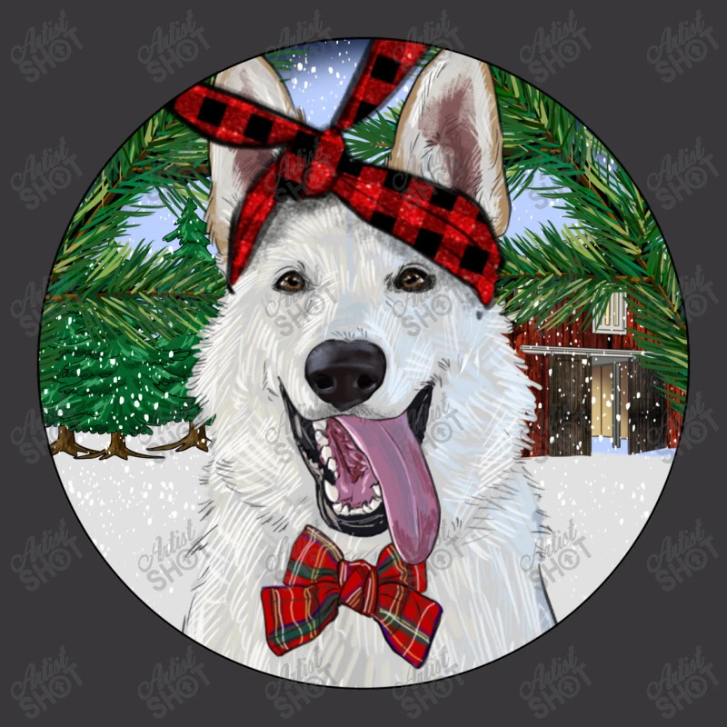 Christmas White Shepherd With Cowhide Ladies Curvy T-Shirt 5 Christmas White Shepherd With Cowhide Ladies Curvy T-Shirt - Image 3