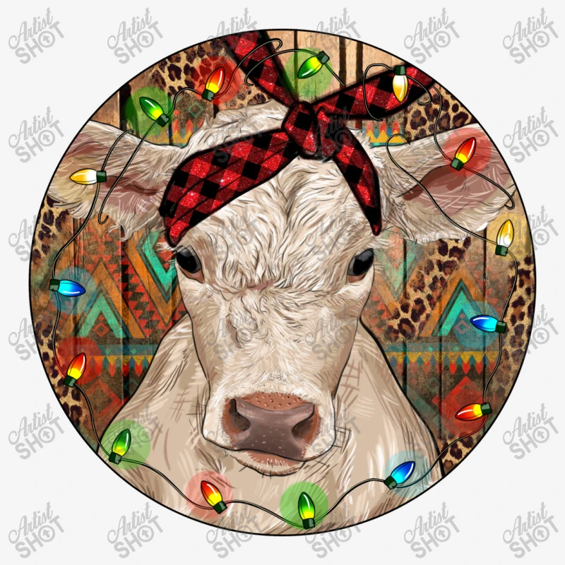 Christmas Charolais Calf Baby Cow Slide Sandal 6 Christmas Charolais Calf Baby Cow Slide Sandal - Image 4