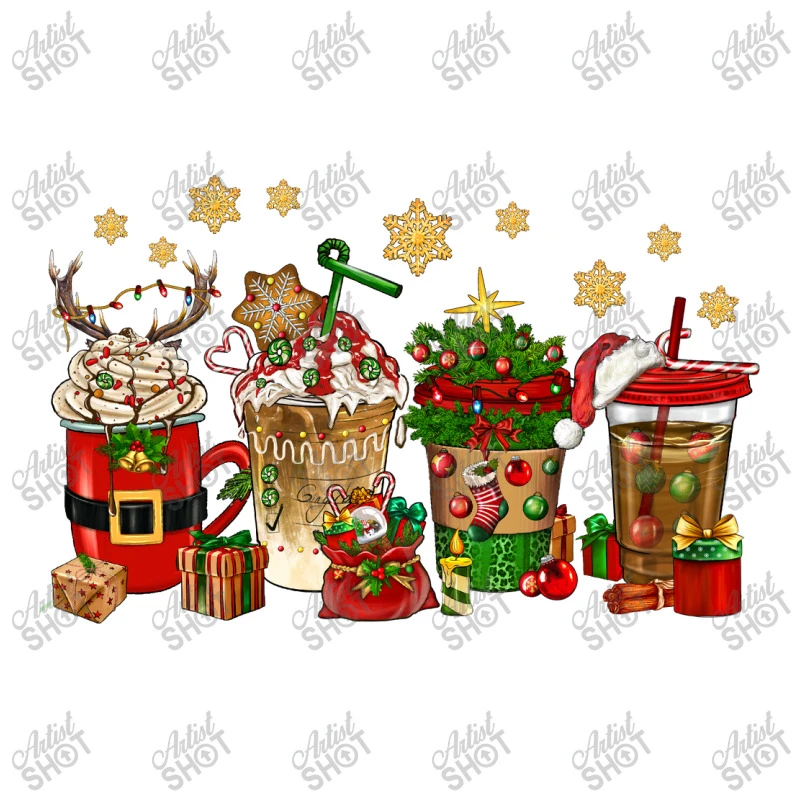 Christmas Coffee Drink Crop Top 5 Christmas Coffee Drink Crop Top - Image 3