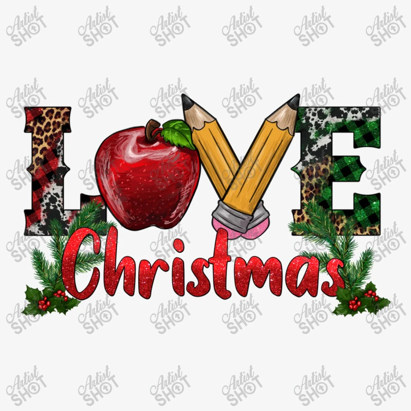 Western Christmas Love Ladies Fitted T-Shirt 7 Western Christmas Love Ladies Fitted T-Shirt - Image 5