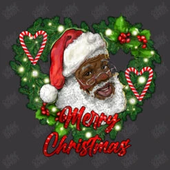 Merry Christmas African American Santa With Wreath Ladies Curvy T-Shirt -Noel Outfits Store d.2526785558.25097035.s3.1 39373a YXJ0aXN0c2hvdA 800x800 1