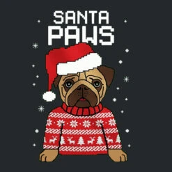 Santa Paws Merry Christmas Crewneck Sweatshirt -Noel Outfits Store d.2526811247.25097379.s3.1 25282a bm9uZQ 800x800 1