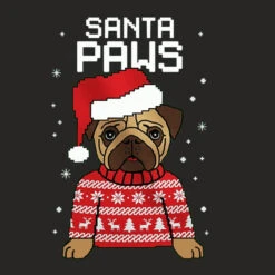 Santa Paws Merry Christmas Ladies Fitted T-Shirt -Noel Outfits Store d.2526811250.25097379.s3.1 272624 bm9uZQ 800x800 1