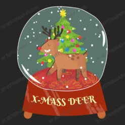 Snow Globe Reindeer Christmas Tree Believe Rudolph Ladies Fitted T-Shirt -Noel Outfits Store d.2527022163.25094023.s3.1 272624 QmV0dGVyTWFudWZha3R1cg 800x800 1