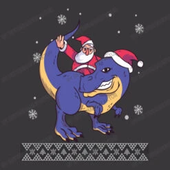 Santa Riding Dinosaur Ugly Christmas Xmas Matching Ladies Curvy T-Shirt -Noel Outfits Store d.2527027380.25095619.s3.1 39373a QmV0dGVyTWFudWZha3R1cg 800x800 1