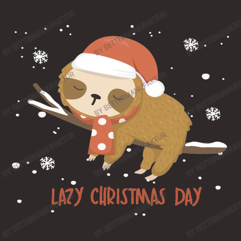 Santa Sloth Christmas Merry Slothmas Snowflake Racerback Tank 7 Santa Sloth Christmas Merry Slothmas Snowflake Racerback Tank - Image 5