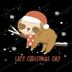 Santa Sloth Christmas Merry Slothmas Snowflake Women's V-Neck T-Shirt -Noel Outfits Store d.2527027469.25097642.s3.1 000000 QmV0dGVyTWFudWZha3R1cg 800x800 1