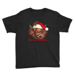 Mooey Christmas Cow Youth Tee -Noel Outfits Store pd.2288722254.37.23350394.s3.1 front black ffffff none x7.1y7.1 114.8 800x800 1