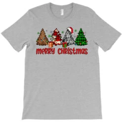 Merry Christmas Tree T-Shirt -Noel Outfits Store pd.2294166570.24.23350010.s3.1 front heather grey ffffff none x4.5y4.5 171 800x800 1