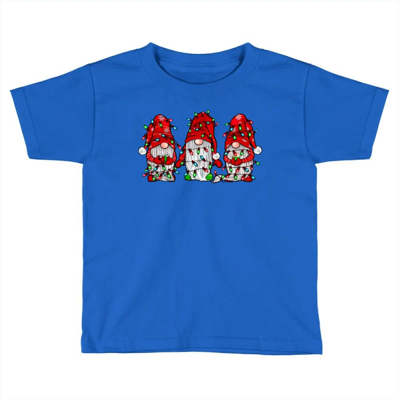 Gnome With Christmas Lights Toddler T-shirt 3 Gnome With Christmas Lights Toddler T-shirt