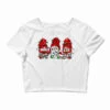 Gnome With Christmas Lights Crop Top -Noel Outfits Store pd.2295227232.87.23349737.s3.1 front white ffffff none x4.4y4.4 137.2 800x800 1