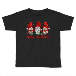 Merry Christmas Gnome With Christmas Lights Toddler T-shirt