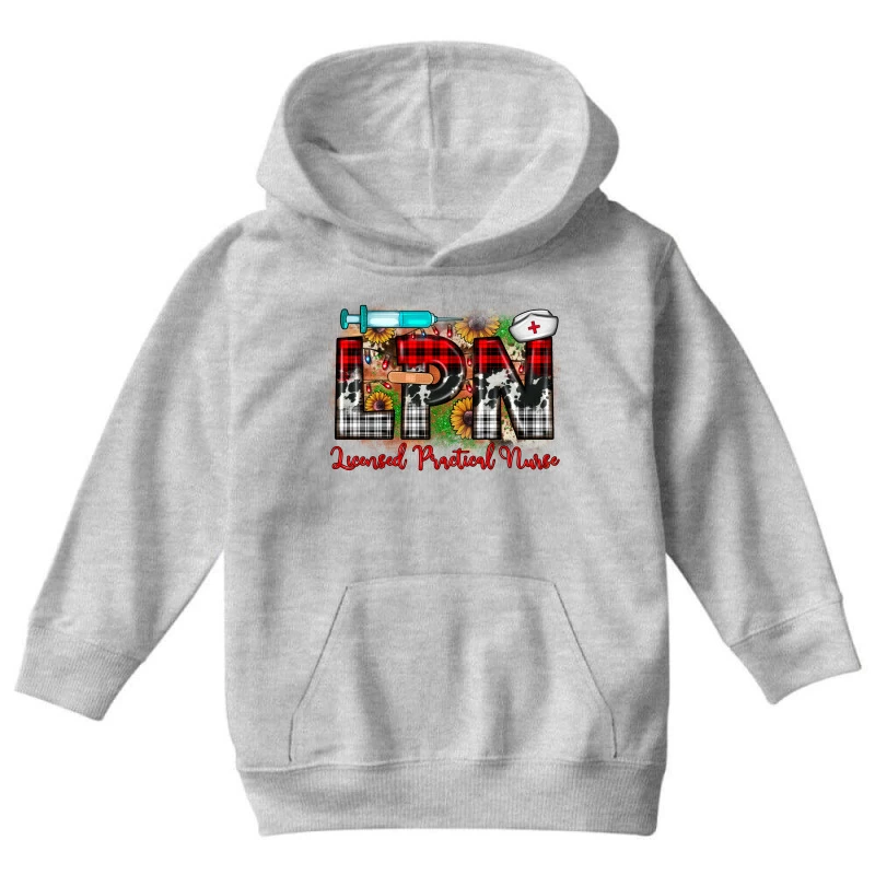 Christmas Lpn Licensed Practical Nurse Youth Hoodie 5 Christmas Lpn Licensed Practical Nurse Youth Hoodie - Image 3