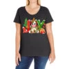 Joy Christmas Unicorn Ladies Curvy T-Shirt -Noel Outfits Store pd.2524078037.116.25058394.s3.1 front black ffffff none x0y0 133 800x800 1