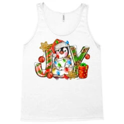 Joy Christmas Penguin Tank Top -Noel Outfits Store pd.2524082500.30.25058391.s3.1 front white ffffff none x0y0 180 800x800 1