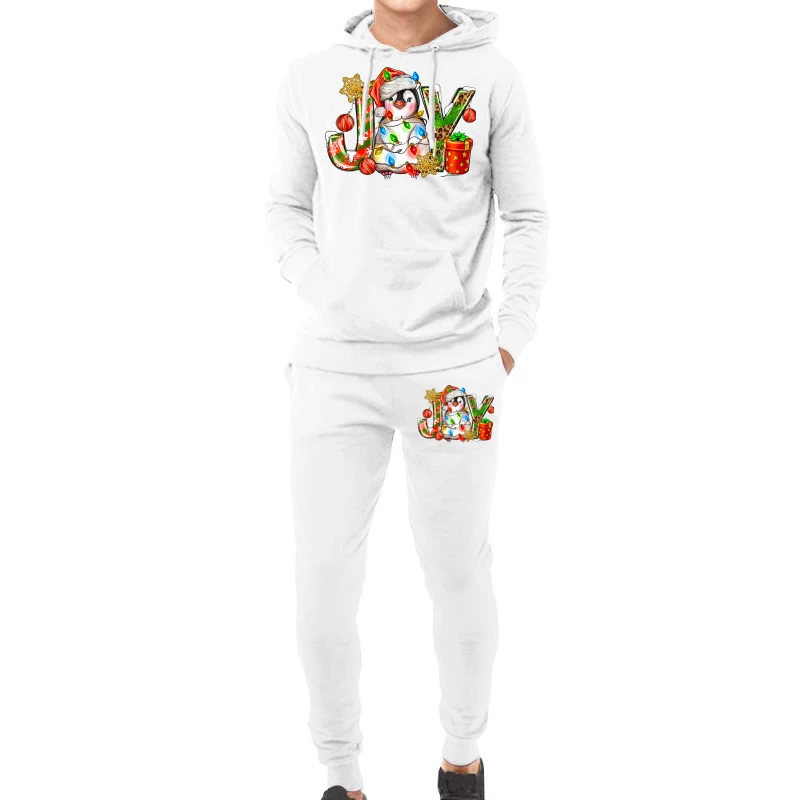 Joy Christmas Penguin Hoodie & Jogger Set 3 Joy Christmas Penguin Hoodie & Jogger Set