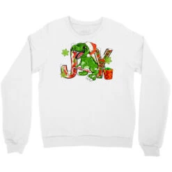 Joy Christmas T-Rex Crewneck Sweatshirt -Noel Outfits Store pd.2524083266.32.25058390.s3.1 front white ffffff none x0y0 124 800x800 1