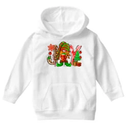 Joy Christmas Elf Gnome Youth Hoodie -Noel Outfits Store pd.2524084113.53.25058380.s3.1 front white ffffff none x0y0 113 800x800 1