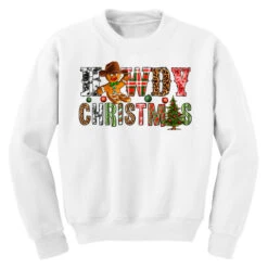 Howdy Christmas Youth Sweatshirt -Noel Outfits Store pd.2524174103.52.25058278.s3.1 front white ffffff none x0y0 169 800x800 1