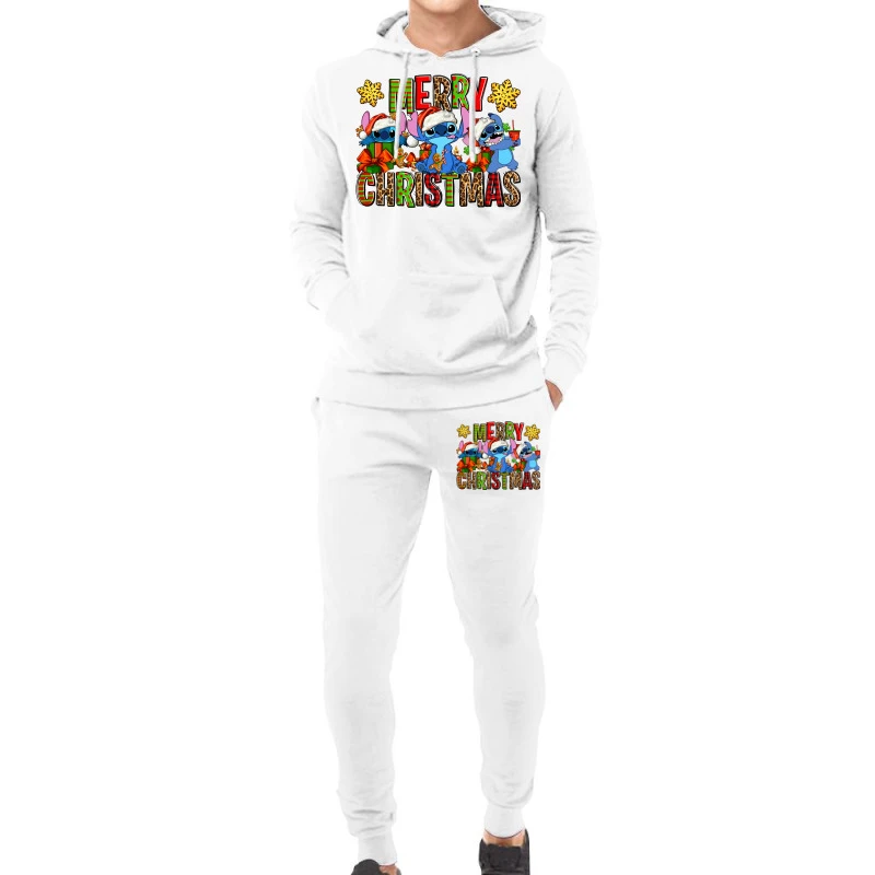 Merry Christmas Stitch Hoodie & Jogger Set 3 Merry Christmas Stitch Hoodie & Jogger Set