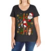 Ho Ho Ho Pharmacy Christmas Ladies Curvy T-Shirt 1 Ho Ho Ho Pharmacy Christmas Ladies Curvy T-Shirt -Noel Outfits Store pd.2524203904.116.25058248.s3.1 front black ffffff none x0y0 133 800x800 1