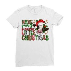 Have Yourself A Merry Little Christmas Ladies Fitted T-Shirt -Noel Outfits Store pd.2524206870.36.25058228.s3.1 front white ffffff none x0y0 154 800x800 1