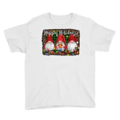Happy Holidays Gnomes Christmas Youth Tee -Noel Outfits Store pd.2524450009.37.25058209.s3.1 front white ffffff none x0y0 129 800x800 1