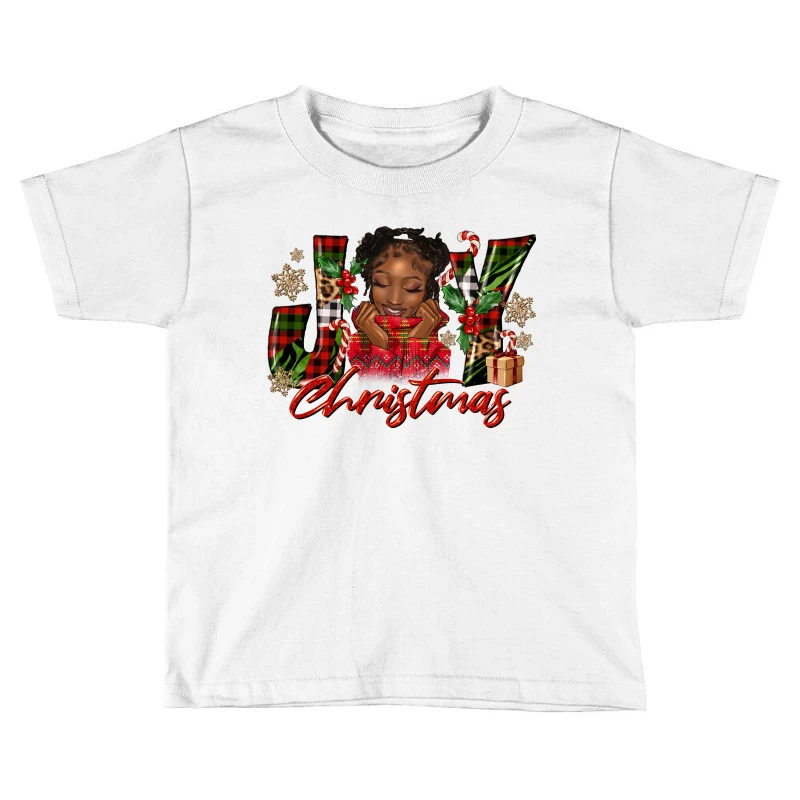 Christmas Joy Black Toddler T-shirt 3 Christmas Joy Black Toddler T-shirt