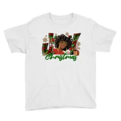 Christmas Joy Black Queen Woman Youth Tee -Noel Outfits Store pd.2525780110.37.25057553.s3.1 front white ffffff none x0y12 129 800x800 1