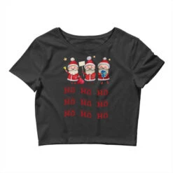 Ho Ho Ho Santa Claus,merry Christmas Crop Top